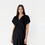 Thumbnail: Black Jacquard Modern Kaftan