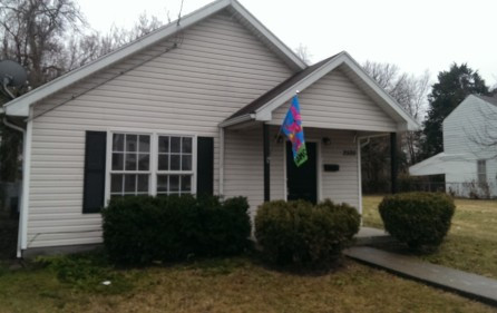 exterior view of the front of the house