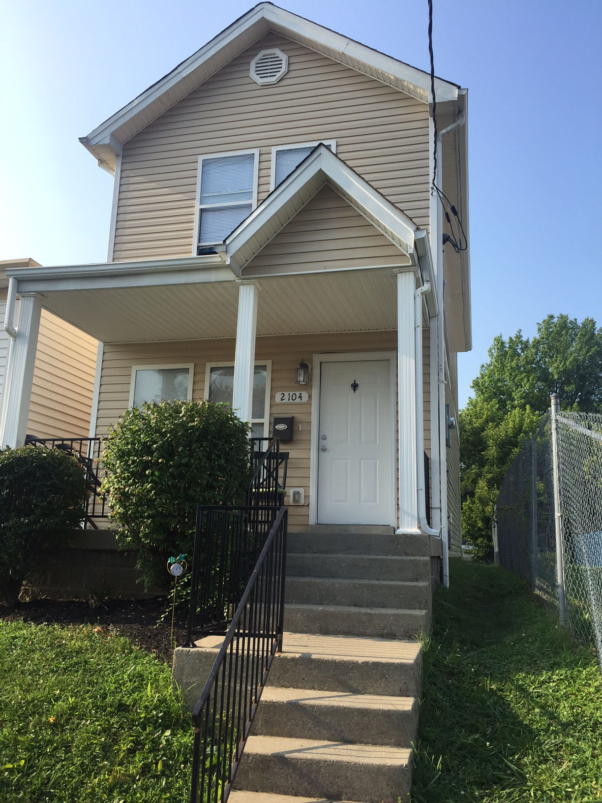 exterior view of the front of the house