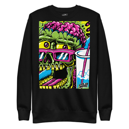 Explore Apparel RETRO ZOMBIE Premium Sweatshirt | Explore Apparel
