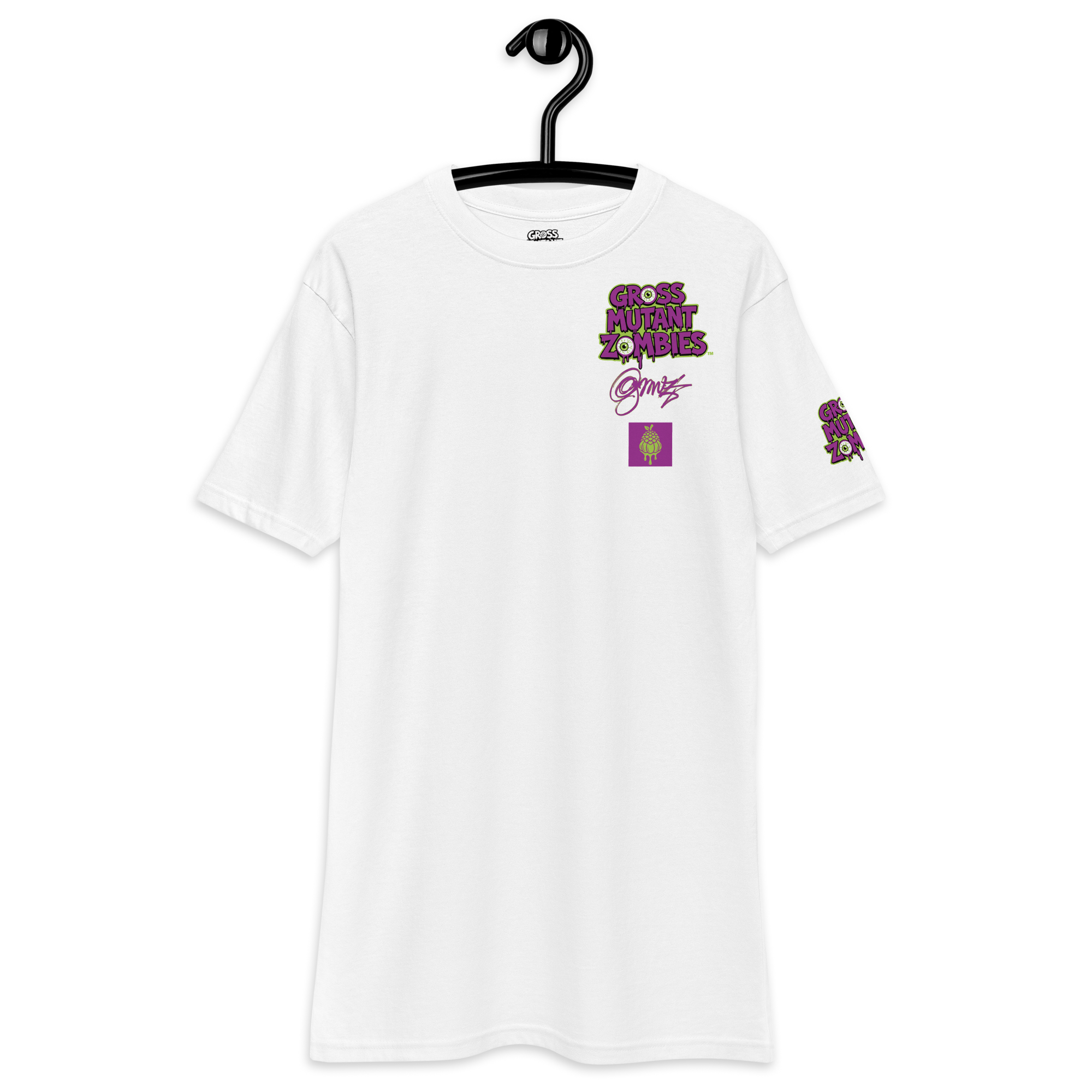 GROSS MUTANT ZOMBIES | GMZ | MUTATED BLOB FISH PINELIC BERRY LOGO T-SHIRT
