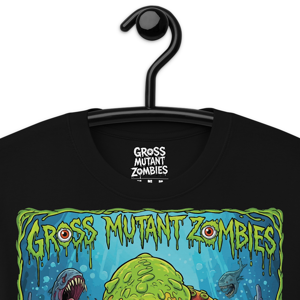 Thumbnail: GROSS MUTANT ZOMBIES | GMZ | MUTATED STREETWEAR OCTOPUS DRUMMER ZOMBIE T-SHIRT