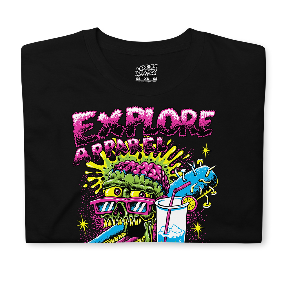 Thumbnail: Explore Apparel Retro Zombie Short-Sleeve T-Shirt