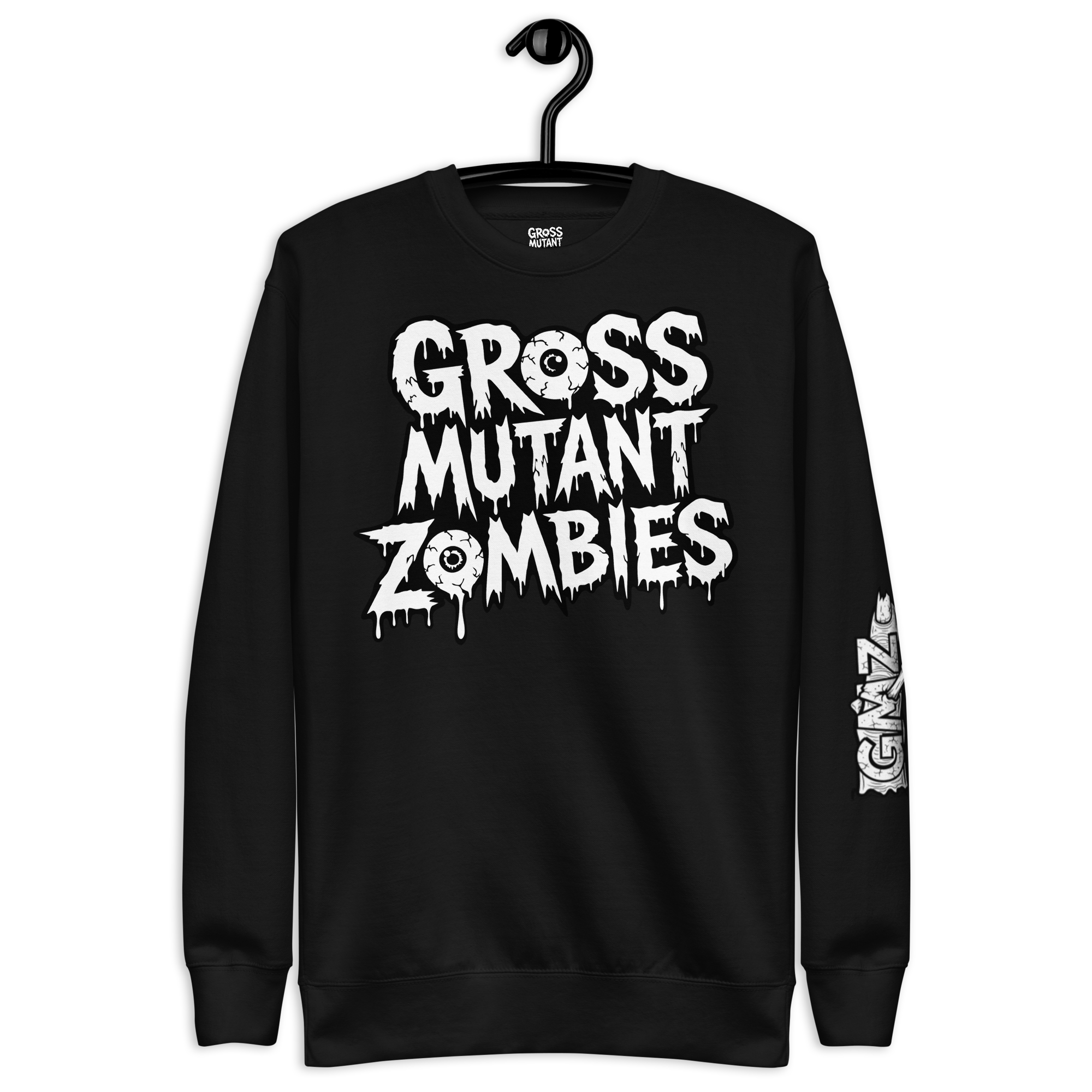 GROSS MUTANT ZOMBIES | GMZ | MUTATED LOGO PREMIUM SWEATSHIRT