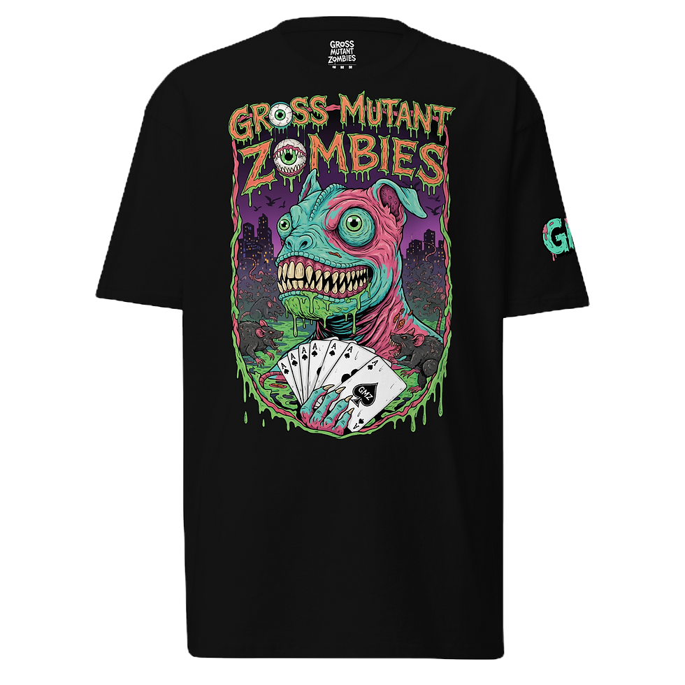 Thumbnail: GROSS MUTANT ZOMBIES | GMZ | MUTATED CHAMELEON DOG SEWER RAT KING ZOMBIE T-SHIRT
