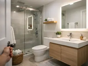 A Small Bathroom Renovation Example That Works