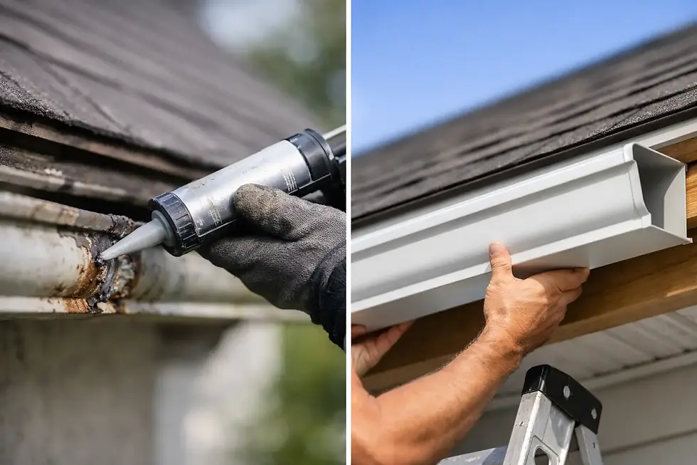Gutter Repair Versus Replacement Guide