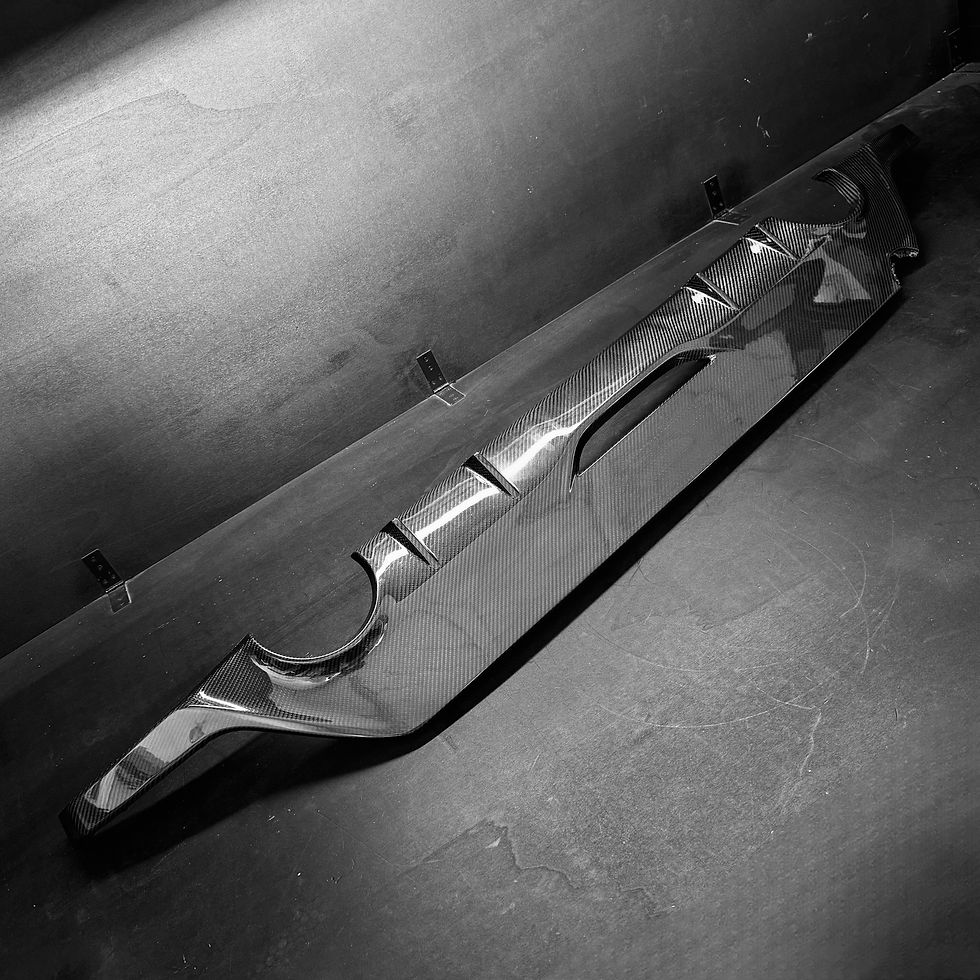 Rear Extractor in Carbon Fiber for Toyota GR Yaris by RSI c6