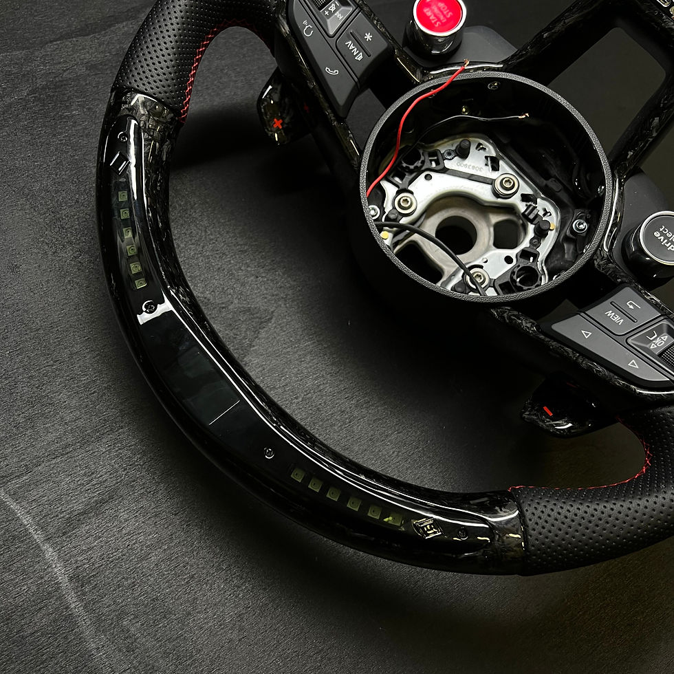Steering Wheel Custom Carbon or Forged Carbon for AUDI TT 8S Mk3 by RSI c6
