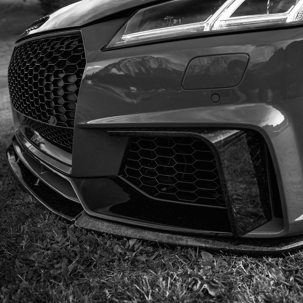 Front Bumper Fins Canards Splitter in Forged Carbon Fiber for AUDI TT RS 8S Mk3 by RSI c6