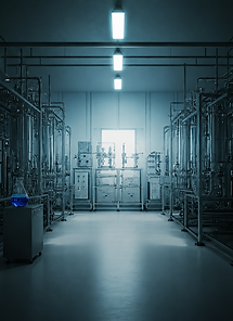 Inside a modern industrial facility representing global chemical sourcing and industrial precursors trade