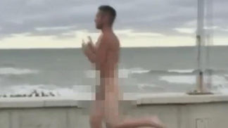 Furor en Mar del Plata por el corredor desnudo