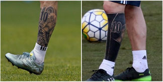 Lionel Messi se sumó a la última tendencia en tatuajes: ¡negro pleno en la pierna!