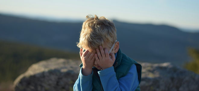 Young upset boy