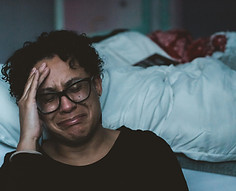 Woman in distress