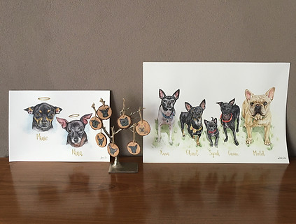 custom dog art