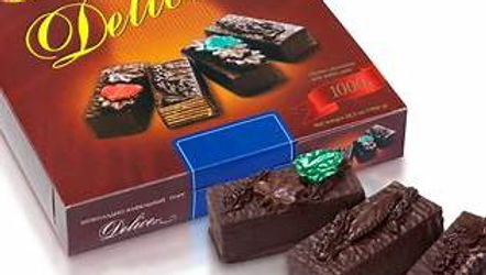 Шоколадные вафельные пирожные Delice