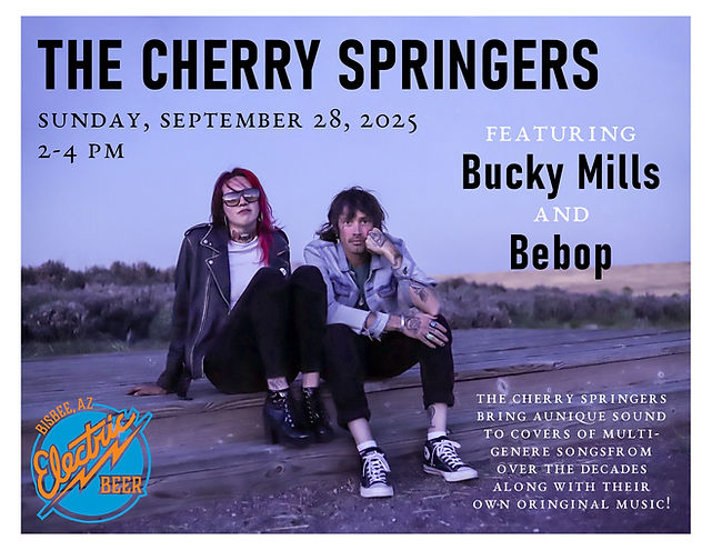 The Cherry Springers featuring Bucky Mills and Bebop at Electric Brewing.