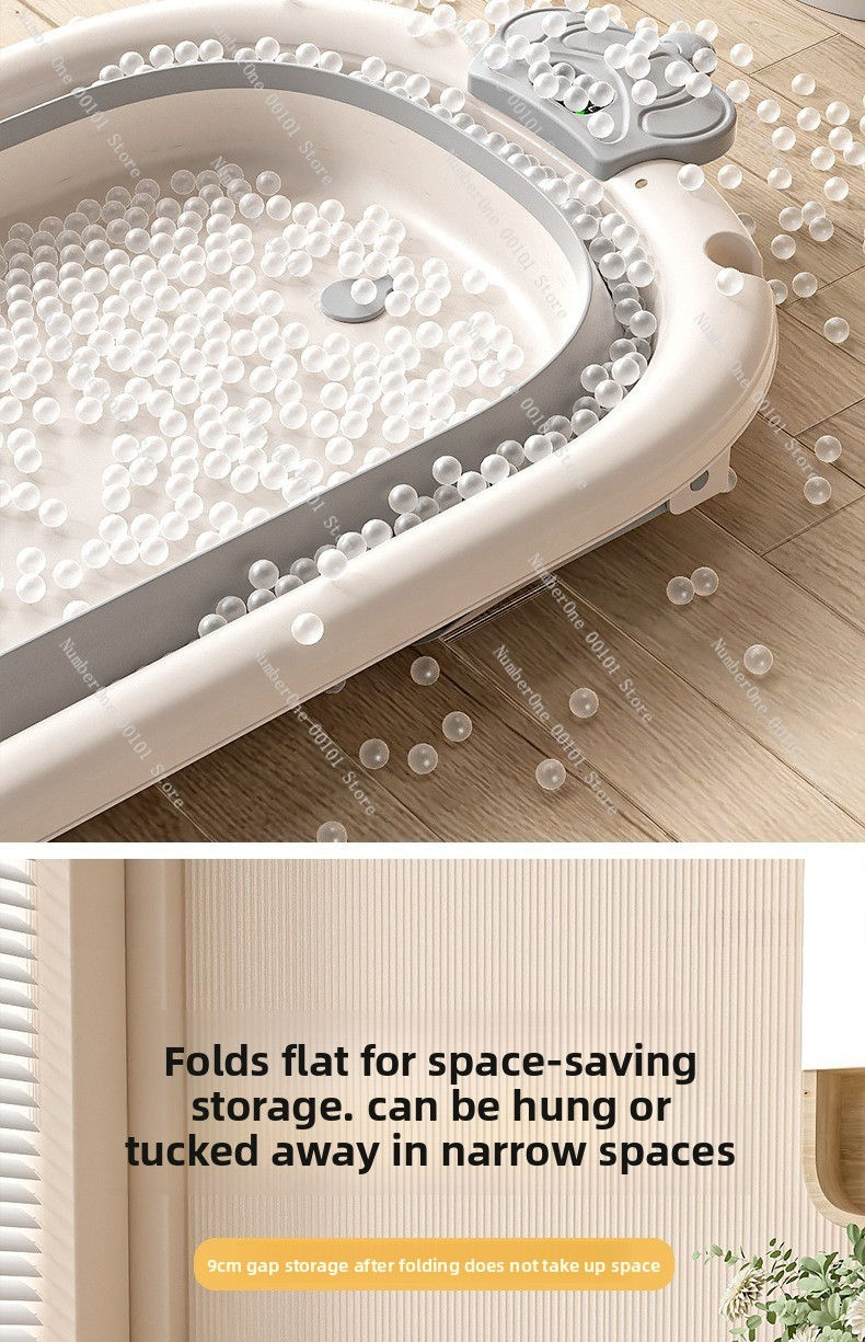 Thumbnail: Foldable Baby Bathtub, Children’s Products, Suitable for Sitting or Lying Down