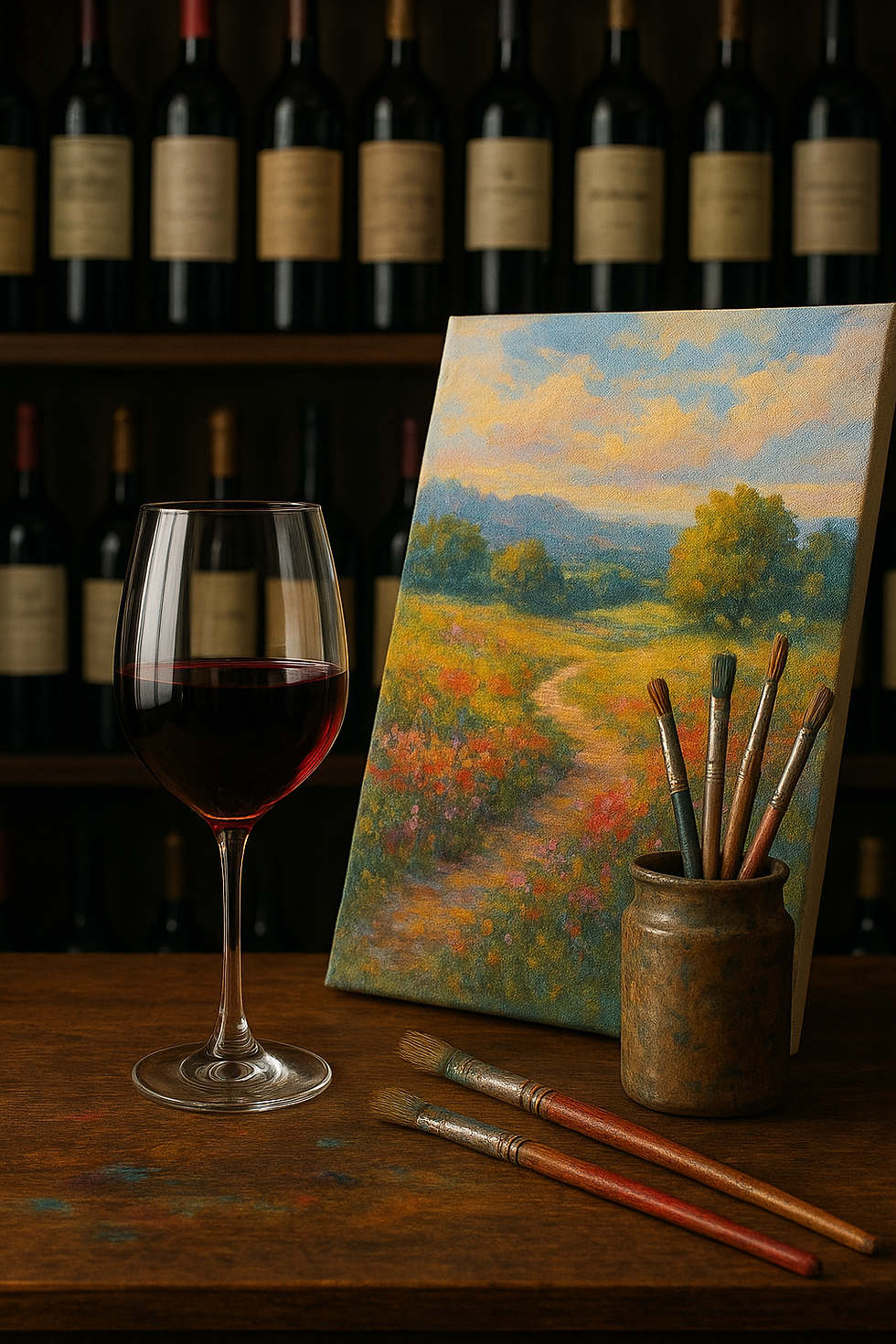 Sip & Paint 🎨🍷