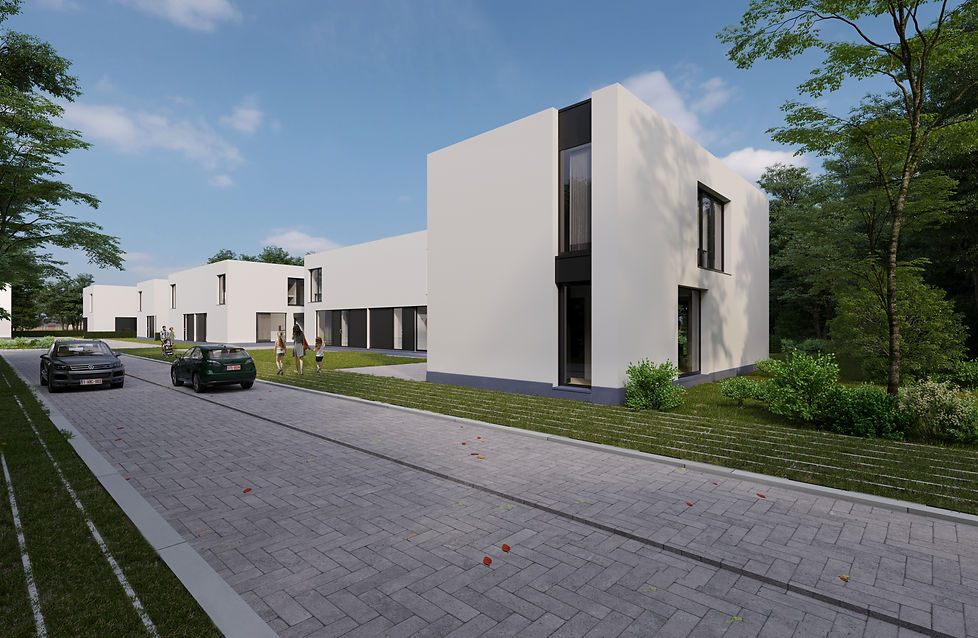 Visualisatie van het project Watertorenweg.