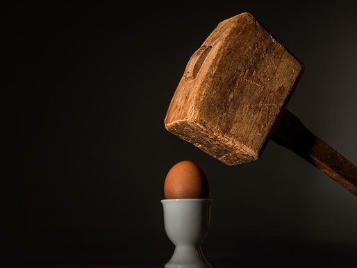 Hammer and egg.