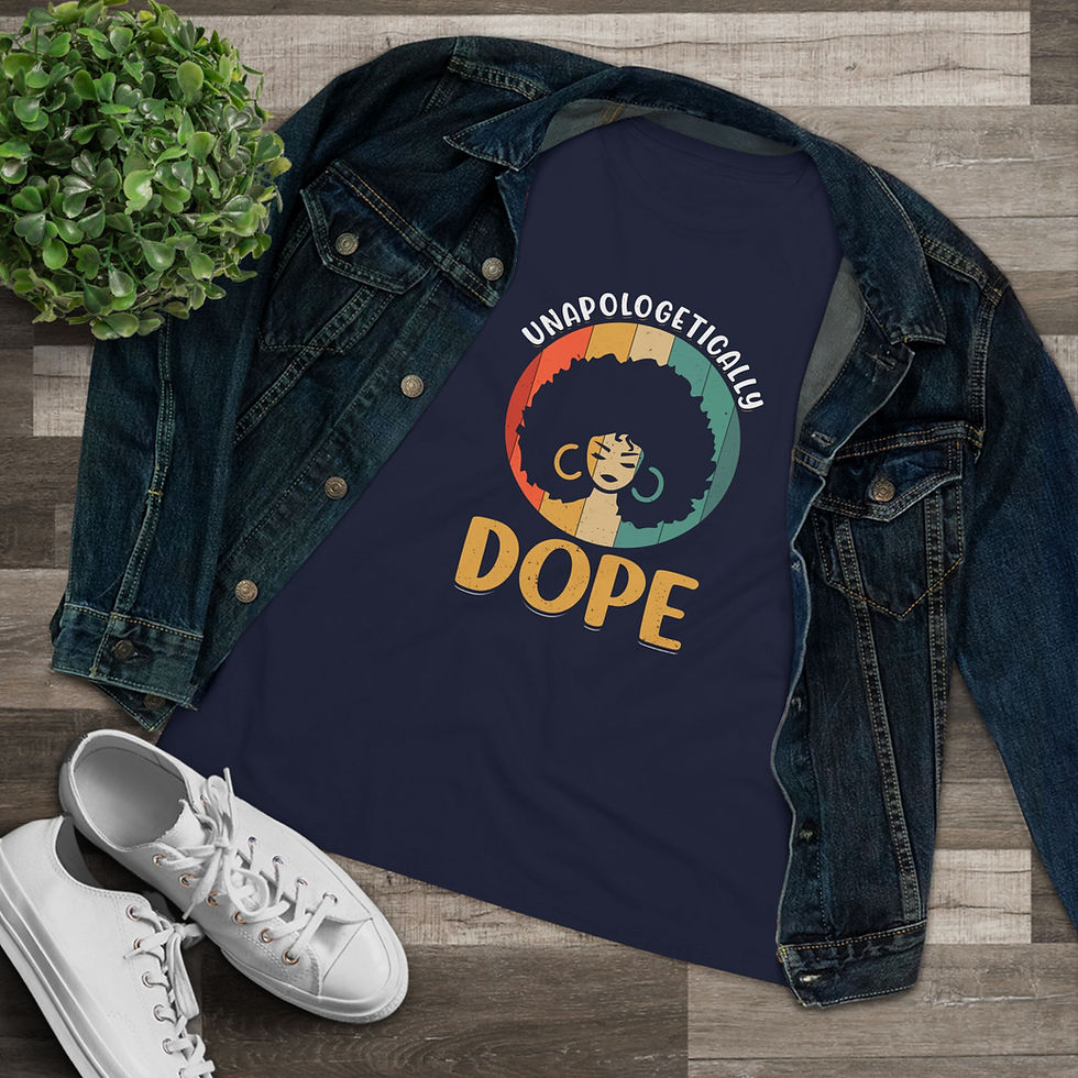 Thumbnail: Unapologetically Dope Women's Cotton Tee 