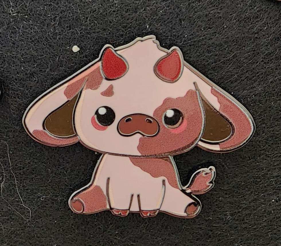 Thumbnail: Cow Adorable Enamel Pin