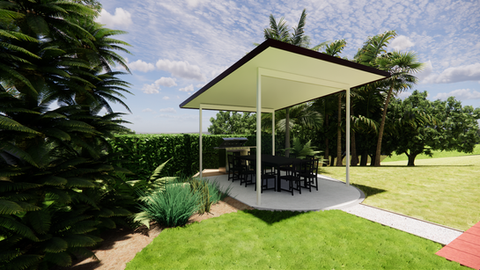 Outdoor Gazebo Render