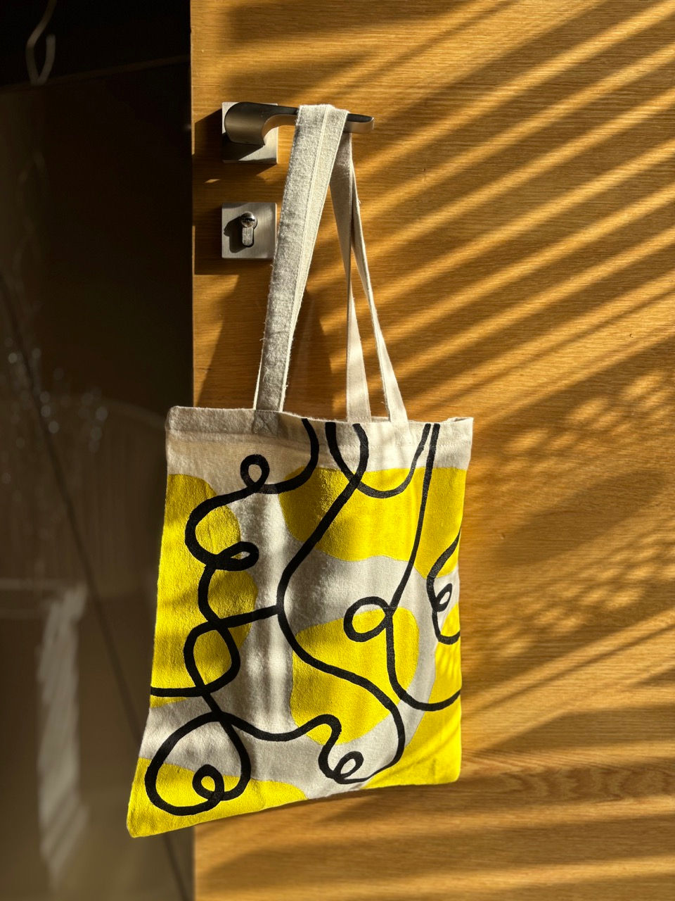 Thumbnail: Tote Bag (sunflower strokes)