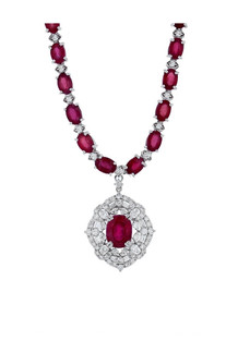 Ruby & Diamond Necklace