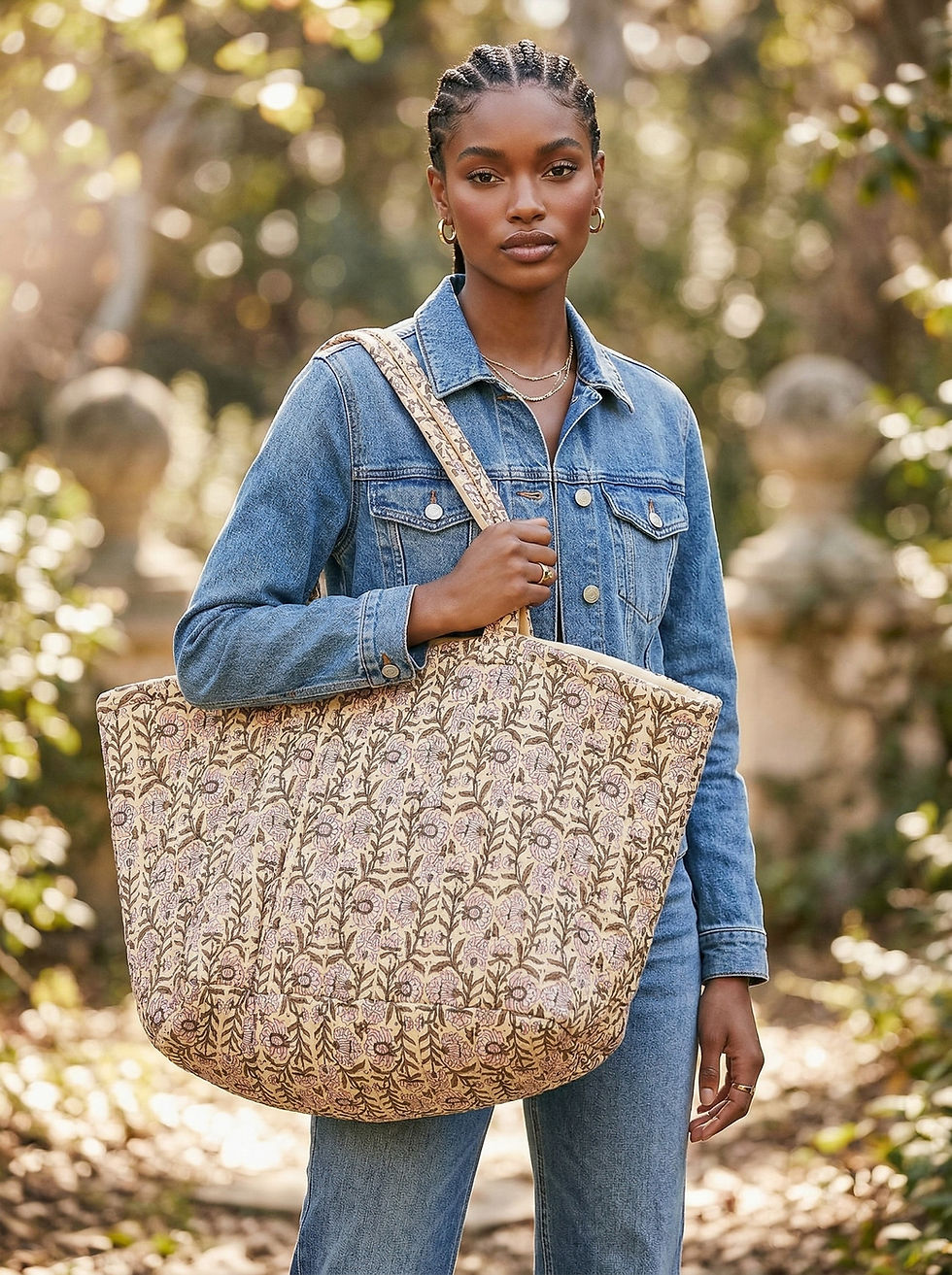 Thumbnail: Quilt Tote Bag