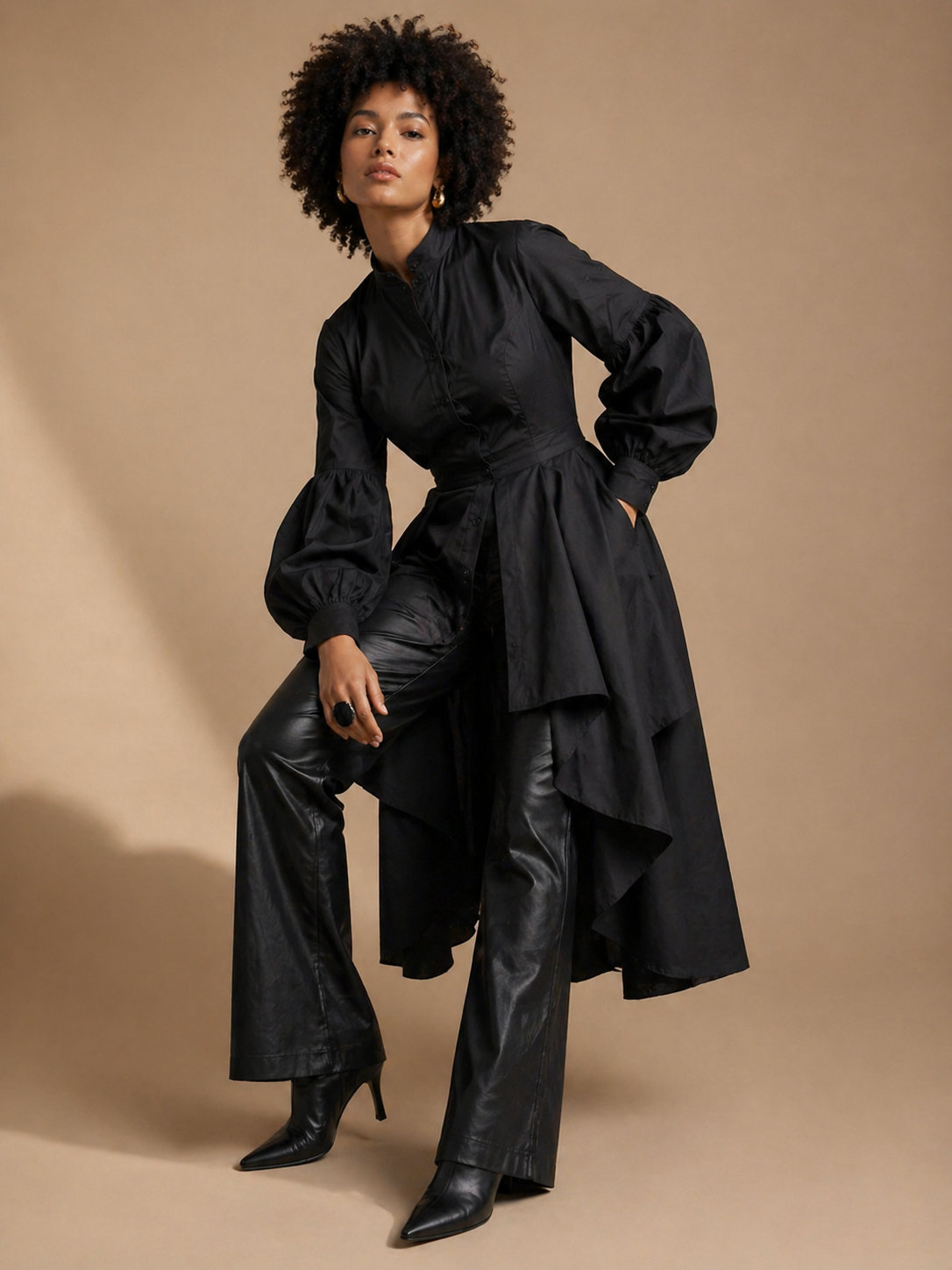 Gazelle Hi-low Shirt Dress