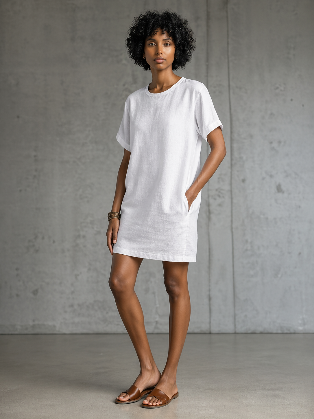 Linen T Dress