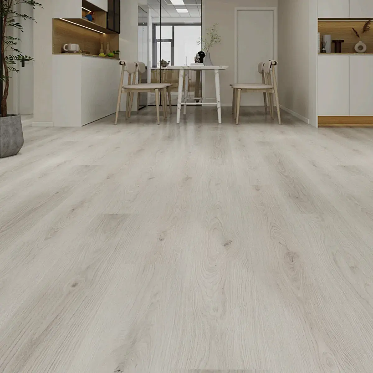 IVORY OAK 5MM SPC CLICK FLOORING 182X1220MM