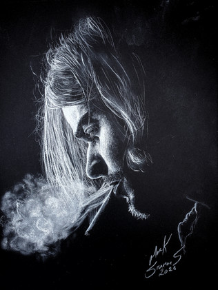 Kurt Cobain Smoking