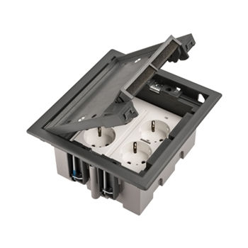 Gulvboks Simon med 4 uttaksplasser