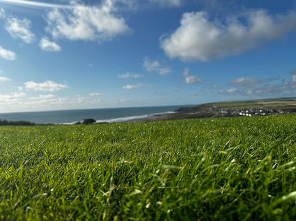 A view of Widemouth Bay