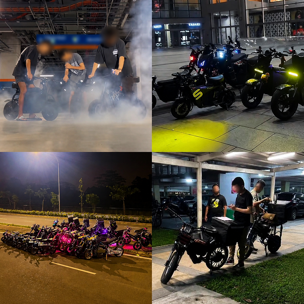 CapCut Edits and Voltage: Understanding Singapore's Underground Youth PMD and E-bike Culture