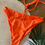 Thumbnail: Orange bikini bottom, EBENOS Swimwear