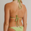 Thumbnail: Lime green triangle bikini, EBENOS Swimwear