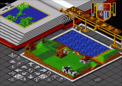 Populous, Mega Drive, Knight, Gif