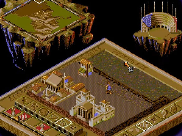 Populous II, Two Tribes, Mega Drive, Bullfrog, Electronic Arts