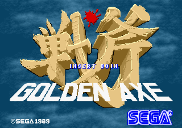Golden Axe, Mega Drive, Main Menu