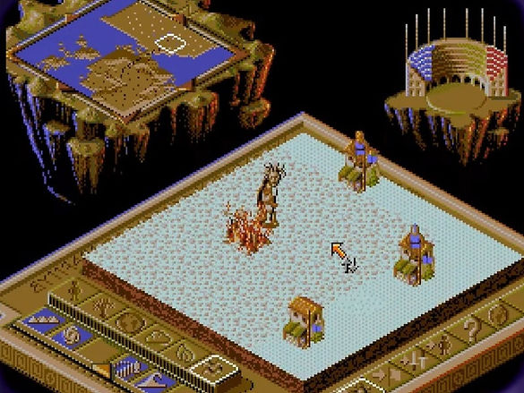 Populous II, Two Tribes, Mega Drive, Bullfrog, Electronic Arts