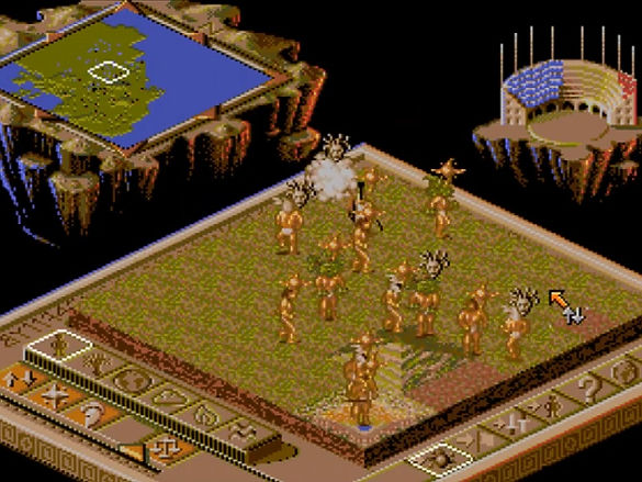 Populous II, Two Tribes, Mega Drive, Bullfrog, Electronic Arts