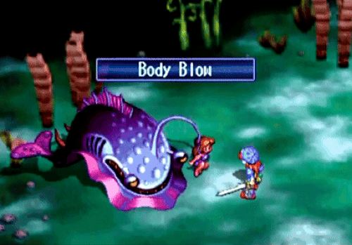 Grandia, PlayStation, Game Arts, monster, gif