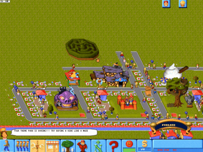 Theme Park, PC, gif