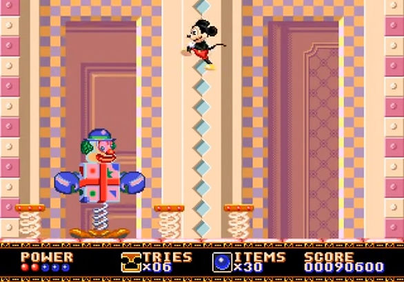 Castle of Illusion, Starring Mickey Mouse, Mega Drive, Clown