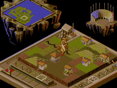 Populous II, Two Tribes, Mega Drive, Bullfrog, Electronic Arts